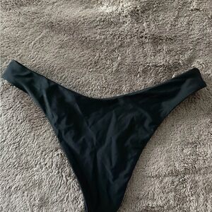 Zaful Black High-Cut Women's Bikini Bottom